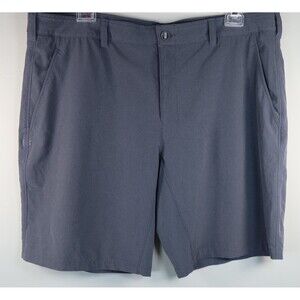 Under Armour HeatGear Mens Shorts Dark Gray Size 42 Fitted Performance Stretch